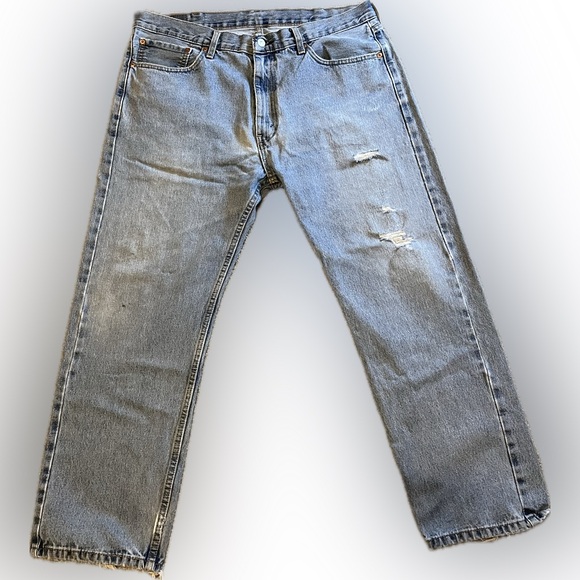Levi’s Distressed 505 Jeans size 38/29 - Picture 2 of 10